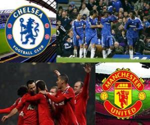 yapboz Şampiyonlar Ligi - UEFA Şampiyonlar Ligi Çeyrek Final 2010-11, Chelsea FC - Manchester United